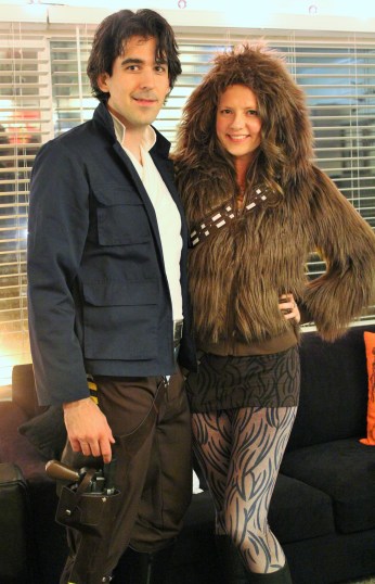 Han and Chewbacca couple's cosplay