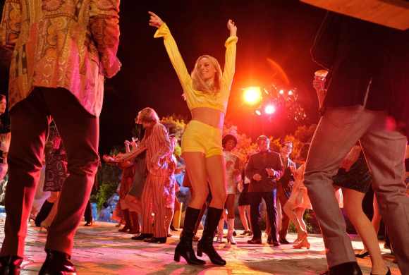 Sharon Tate Dancing Playboy Mansion Once Upon a Time in Hollywood